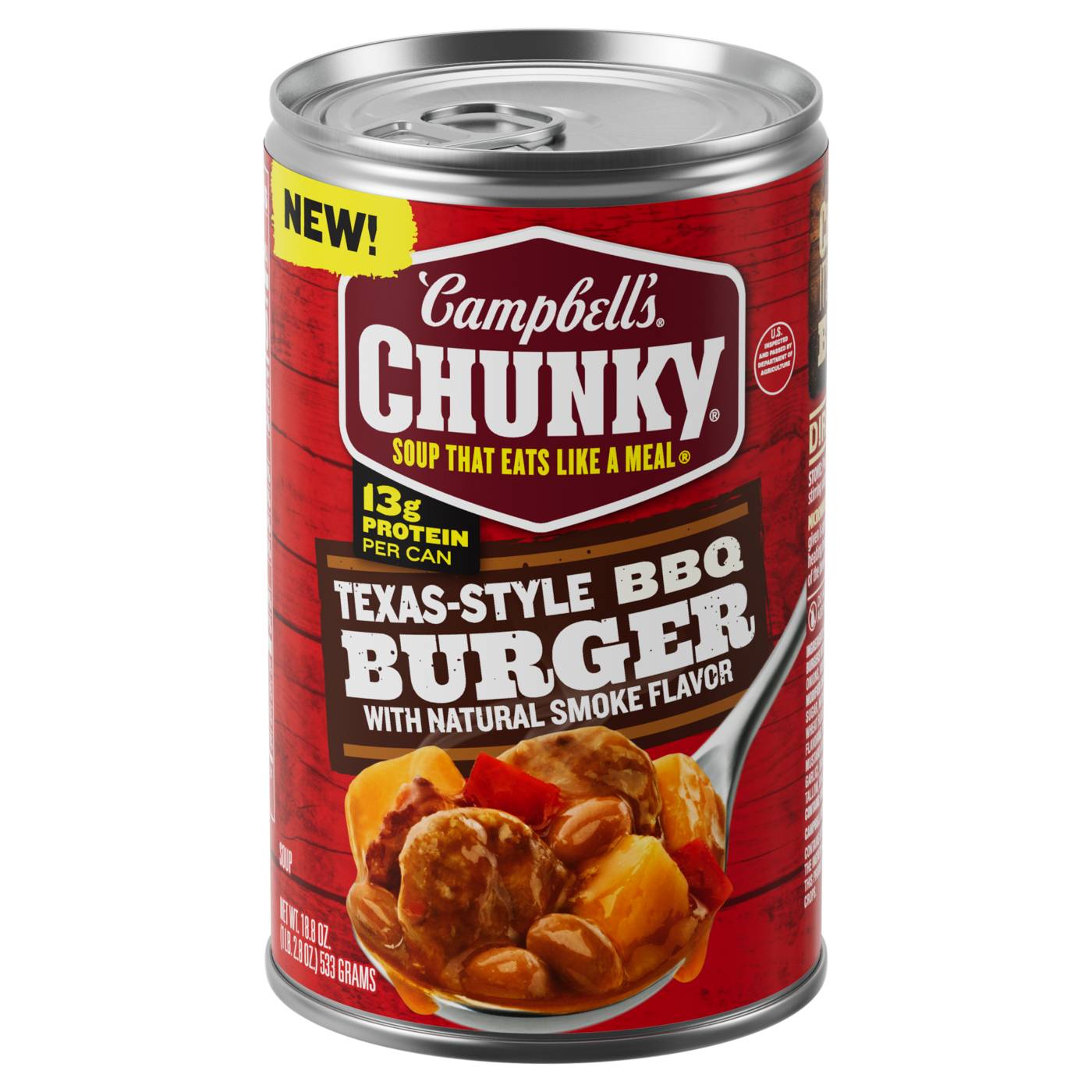 Campbell's Chunky Texas-Style BBQ Burger Soup; image 1 of 10