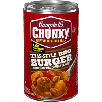 Campbell's Chunky Texas-Style BBQ Burger Soup