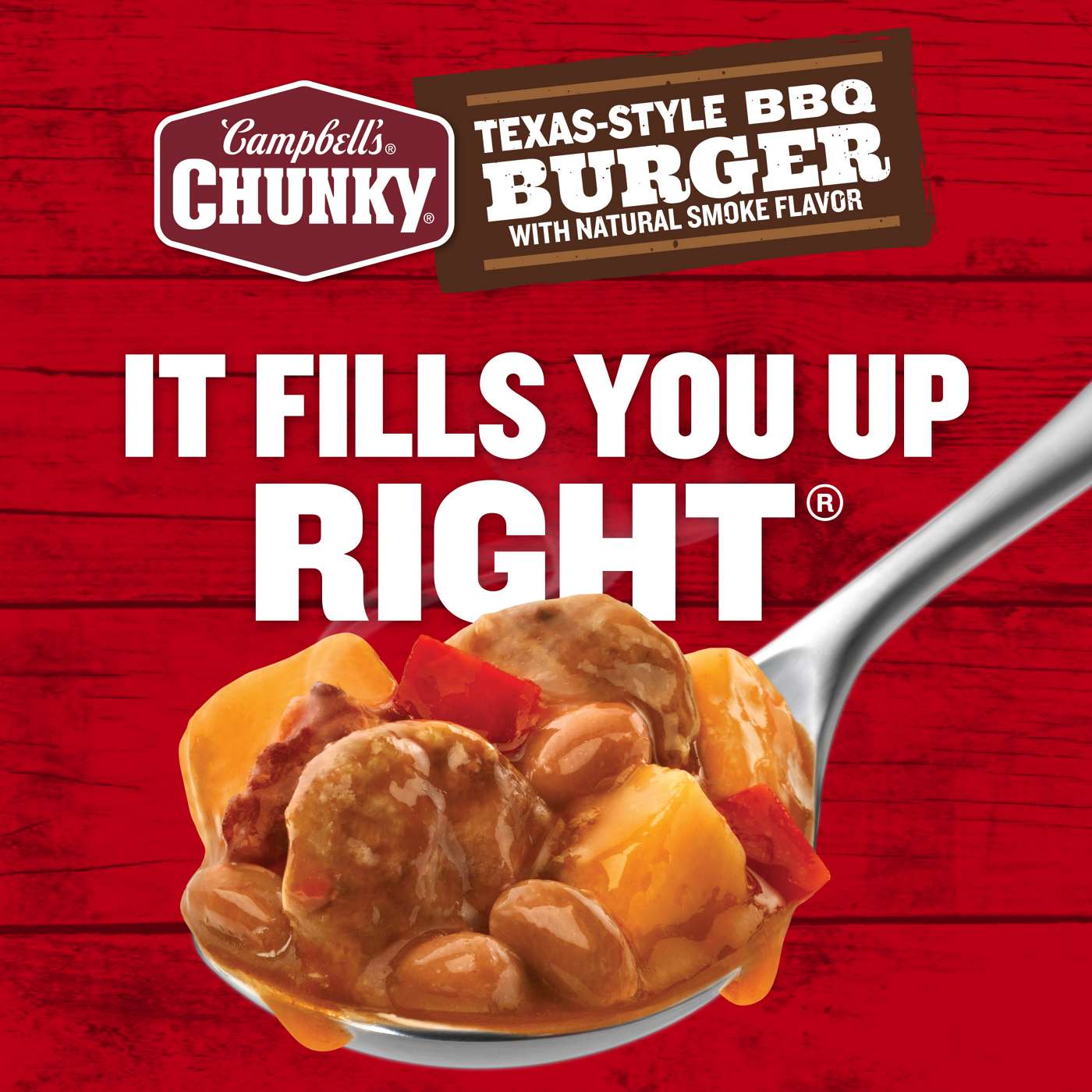 Campbell's Chunky Texas-Style BBQ Burger Soup; image 5 of 10