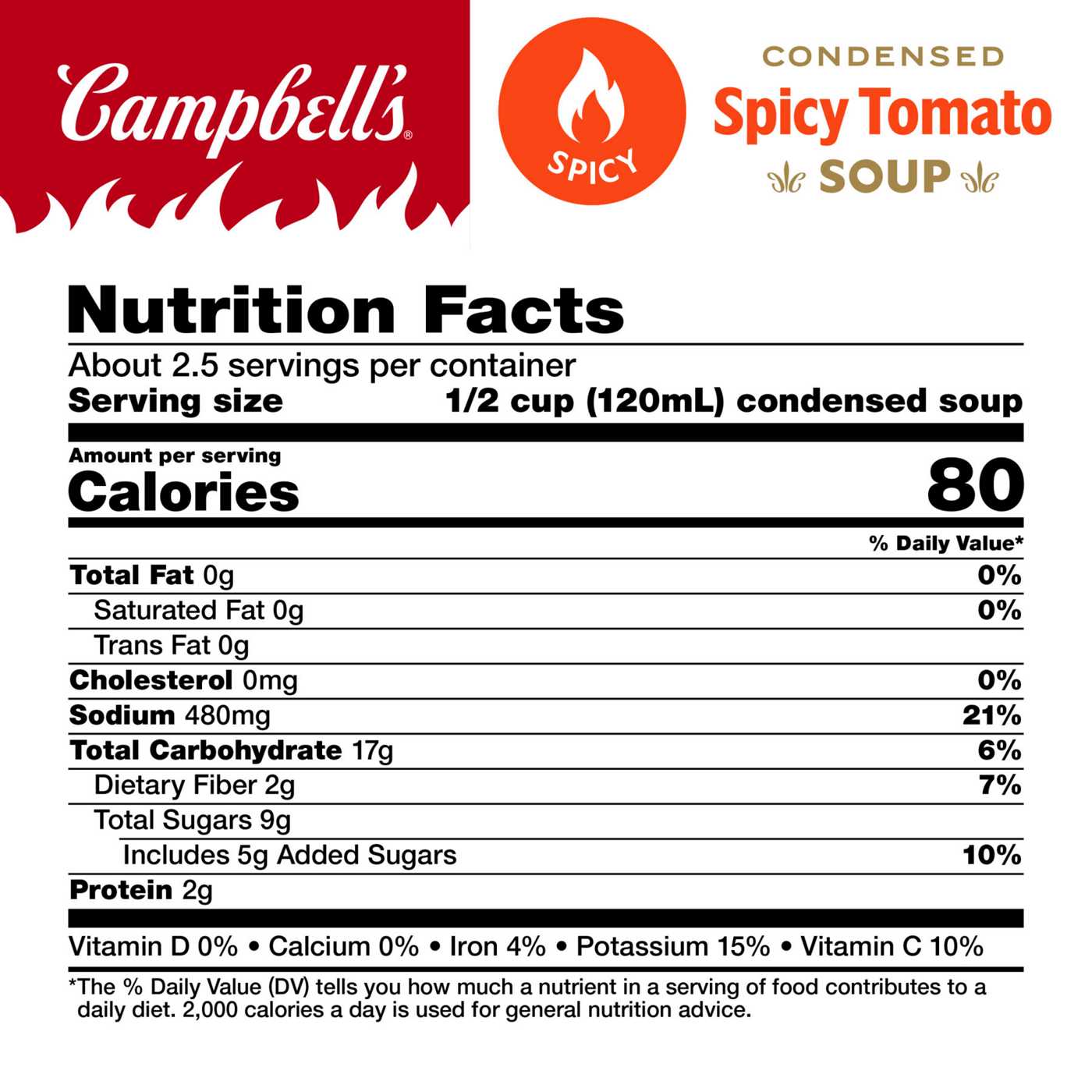 Campbell's Spicy Tomato Soup; image 3 of 6
