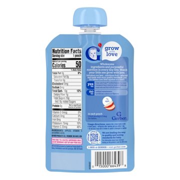 Gerber Natural for Baby Food Pouch - Apple