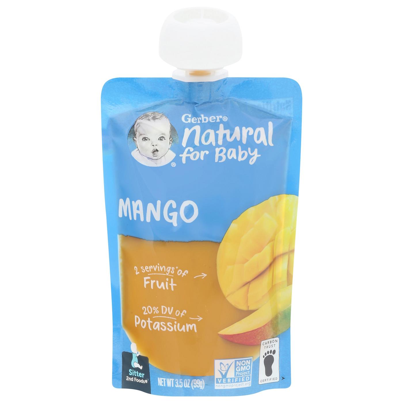 Gerber Natural for Baby Food Pouch - Mango; image 1 of 2