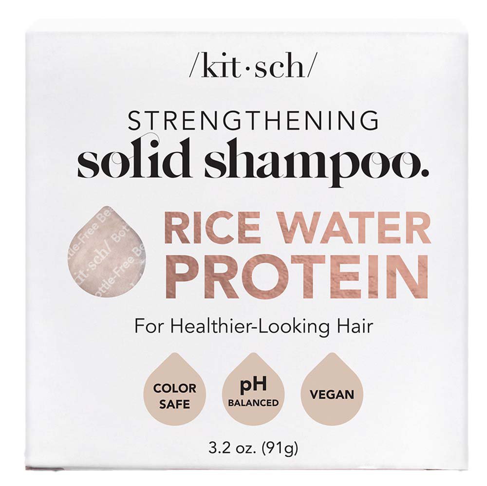 Kitsch Rice Water Protein Strengthening Solid Shampoo - Shop