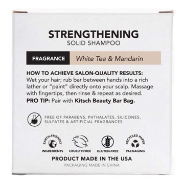 Kitsch Rice Water Protein Strengthening Solid Shampoo
