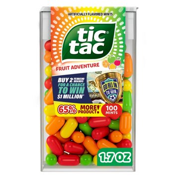 Tic Tac Fruit Adventure Mints, 1.7 oz
