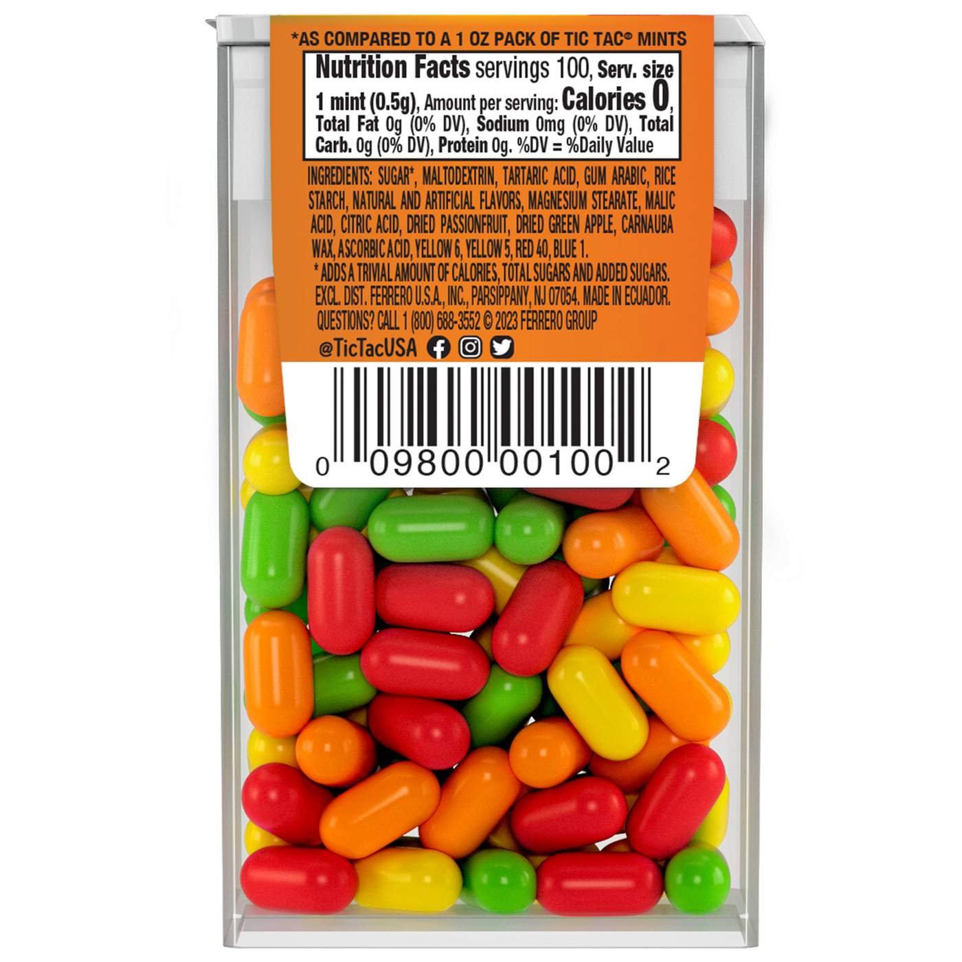 Tic Tac Fruit Adventure Mints; image 5 of 6