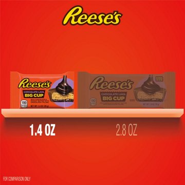 Reese's Big Cup Chocolate Lava Milk Chocolate Peanut Butter Cups