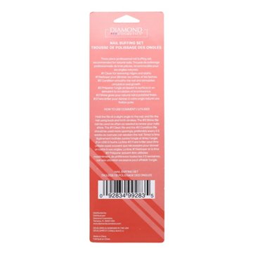 Diamond Cosmetics Nail Buffing Set, 3 ct