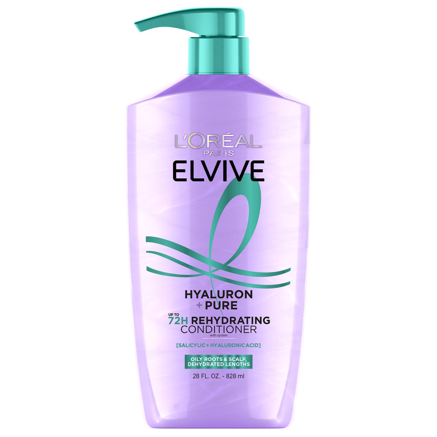 L'Oréal Paris Elvive Hyaluron & Pure Purifying Conditioner; image 1 of 4