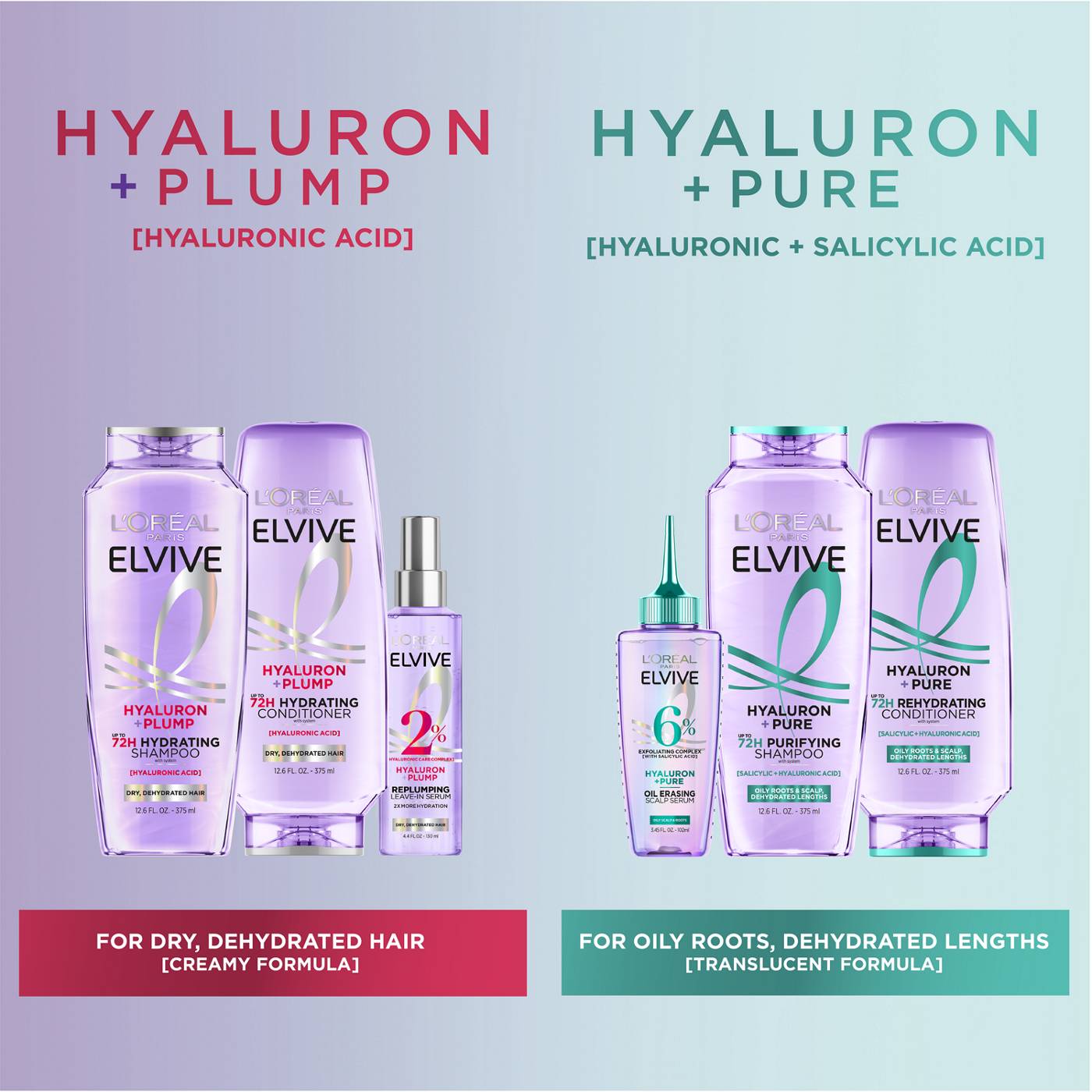 L'Oréal Paris Elvive Hyaluron & Pure Purifying Conditioner; image 3 of 4