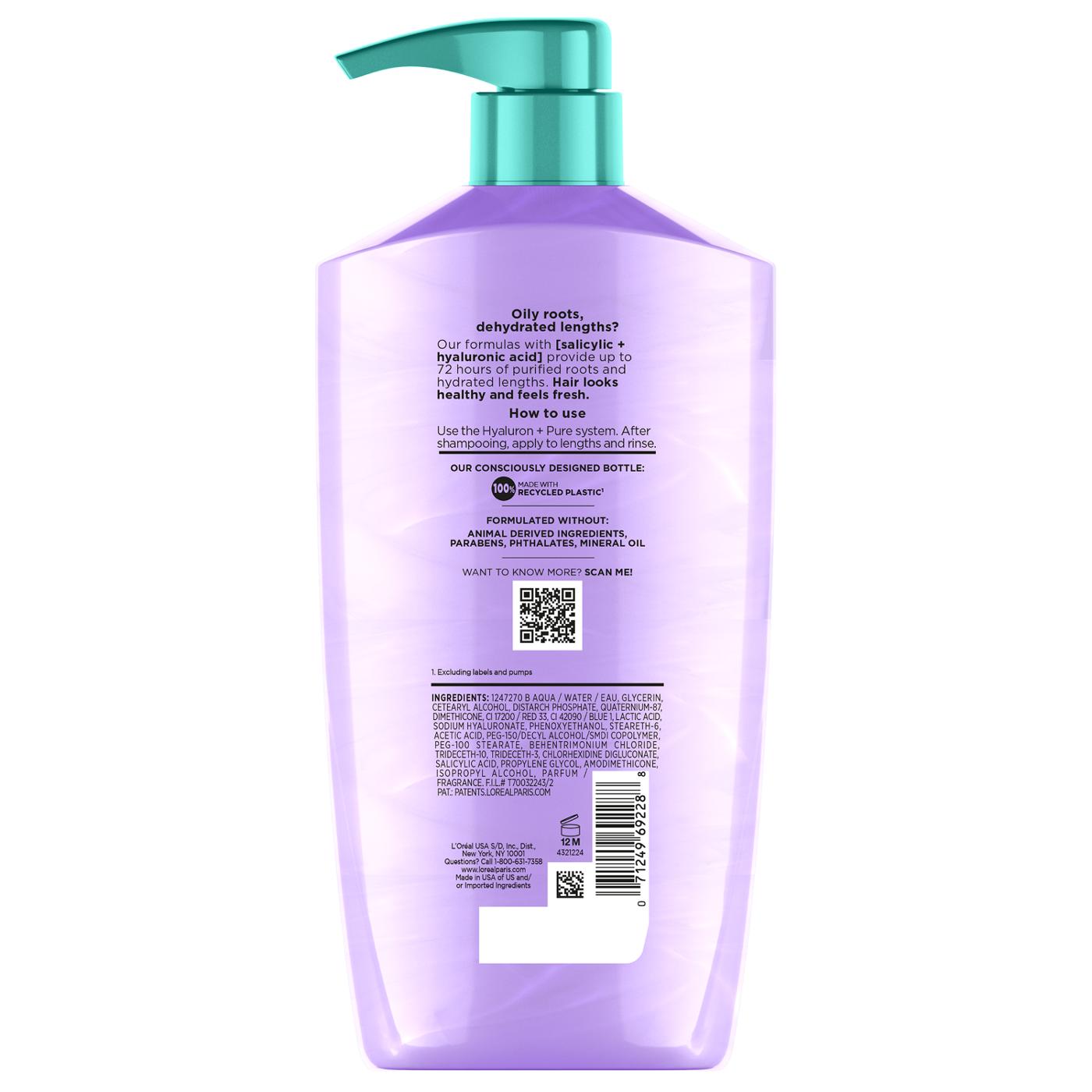 L'Oréal Paris Elvive Hyaluron & Pure Purifying Conditioner; image 4 of 4