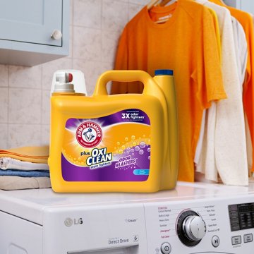 Arm & Hammer Plus OxiClean Liquid Detergent With Oxi, 154 Loads - Clean Fresh Burst