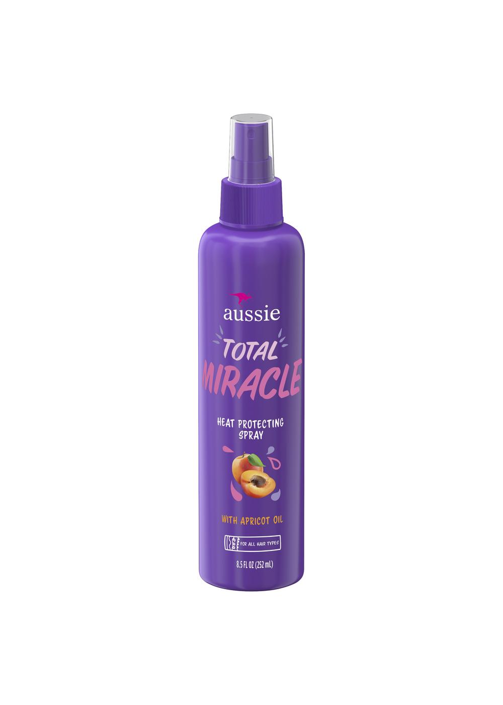 Aussie Total Miracle Heat Protecting Spray - All Hair Types; image 1 of 6