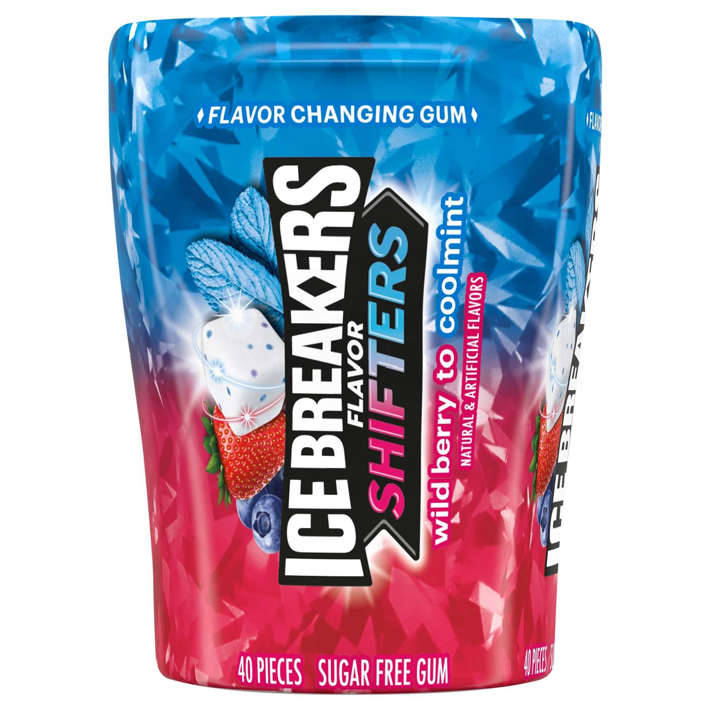 Ice Breakers Flavor Shifters Wild Berry to Coolmint Gum; image 1 of 4