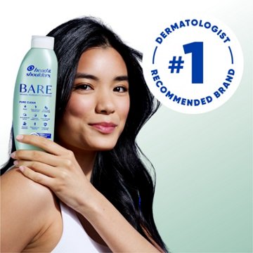 Head & Shoulders Bare 2-in-1 Itchy Scalp Relief Dandruff Shampoo
