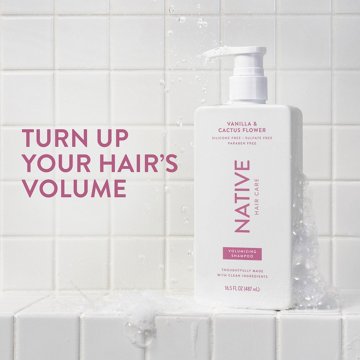 Native Volumizing Shampoo - Vanilla & Cactus Flower