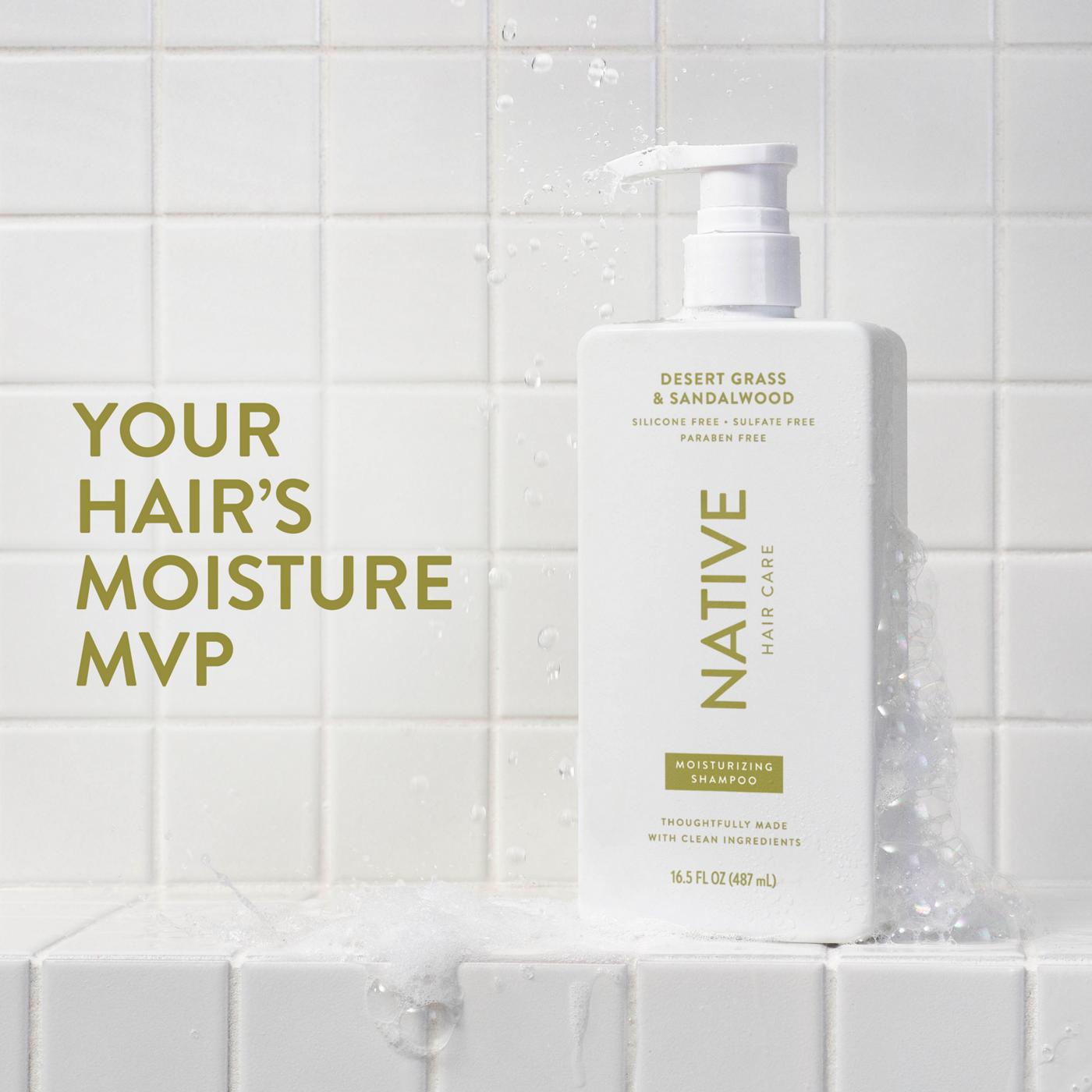 Native Moisturizing Shampoo - Desert Grass & Sandalwood; image 5 of 10