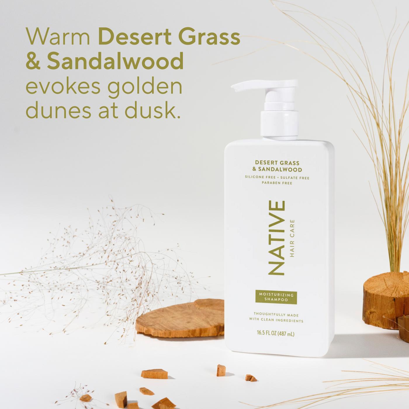 Native Moisturizing Shampoo - Desert Grass & Sandalwood; image 8 of 10