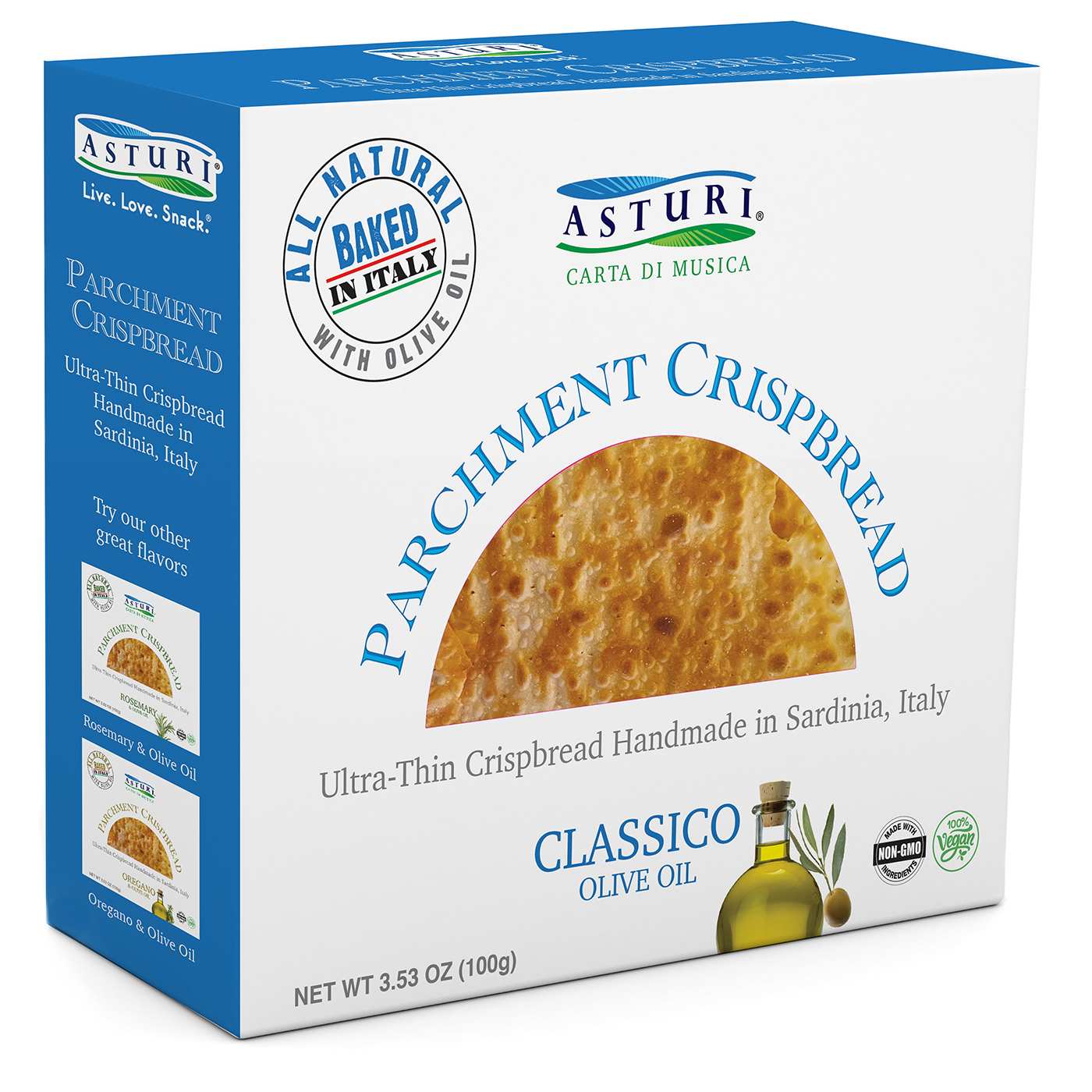 Asturi Parchment Crispbread - Classico; image 1 of 4