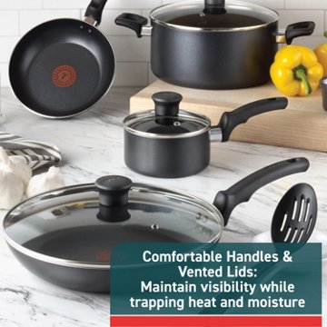 T-fal Essentials Non-Stick Cookware Set, 12 pc