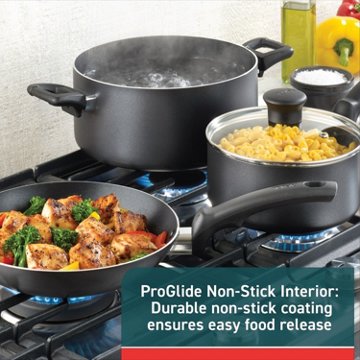 T-fal Essentials Non-Stick Cookware Set, 12 pc