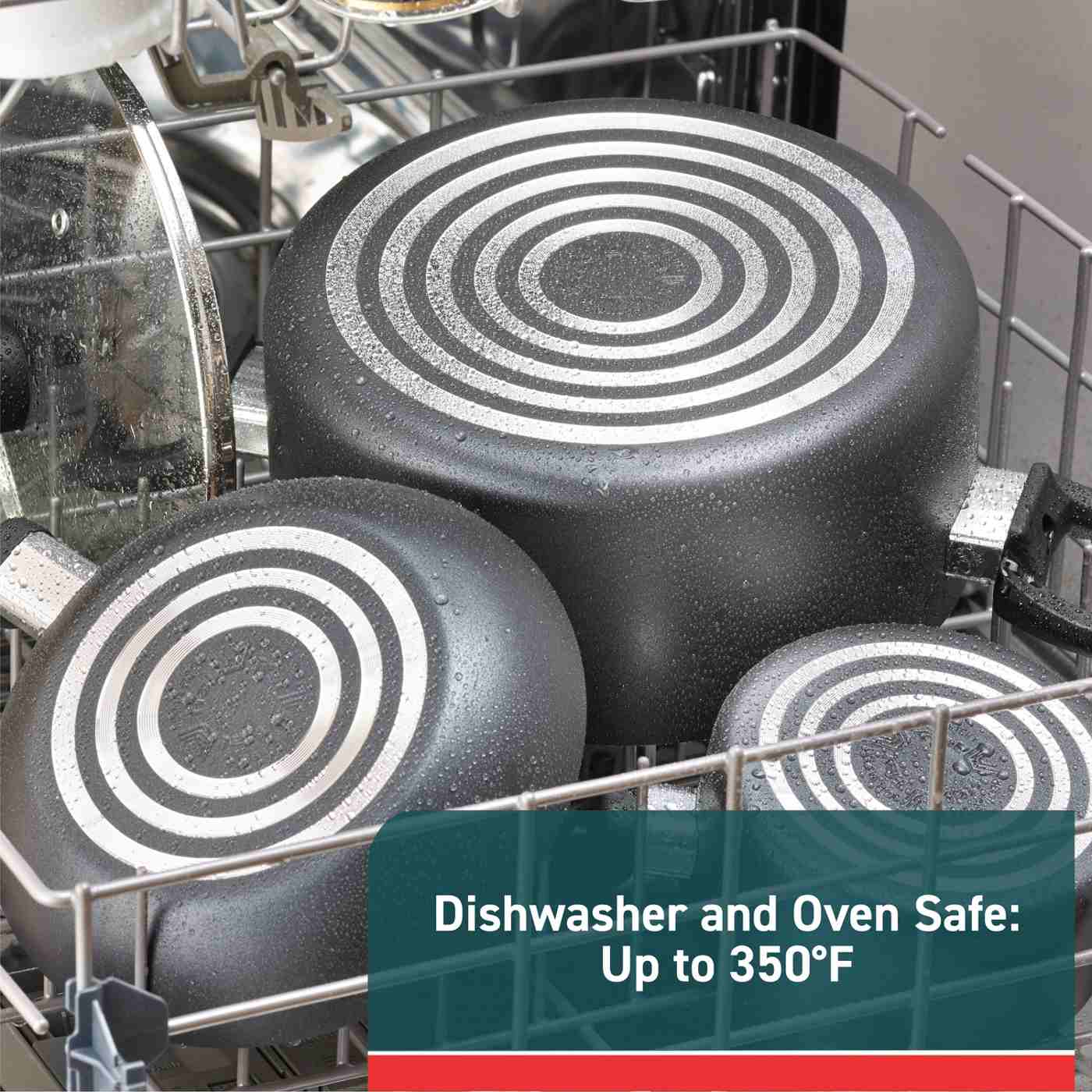 T-fal Essentials Non-Stick Cookware Set; image 6 of 7