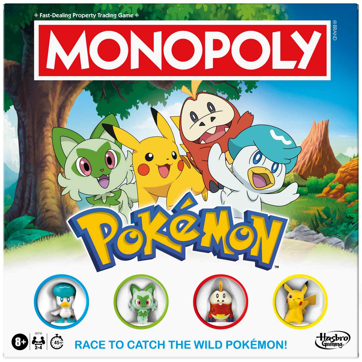 Monopoly Pokémon Edition Board Game; image 1 of 3