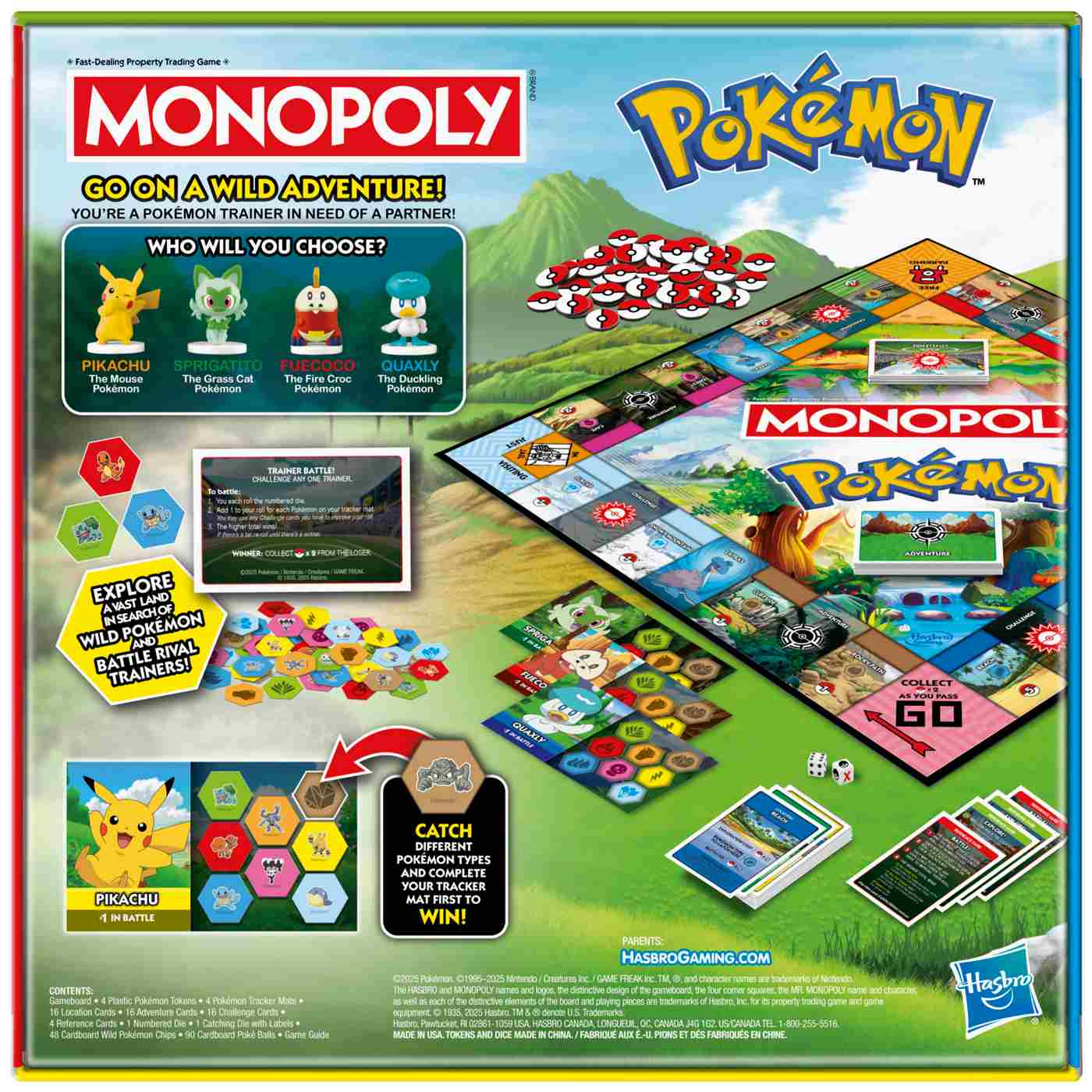 Monopoly Pokémon Edition Board Game; image 2 of 3