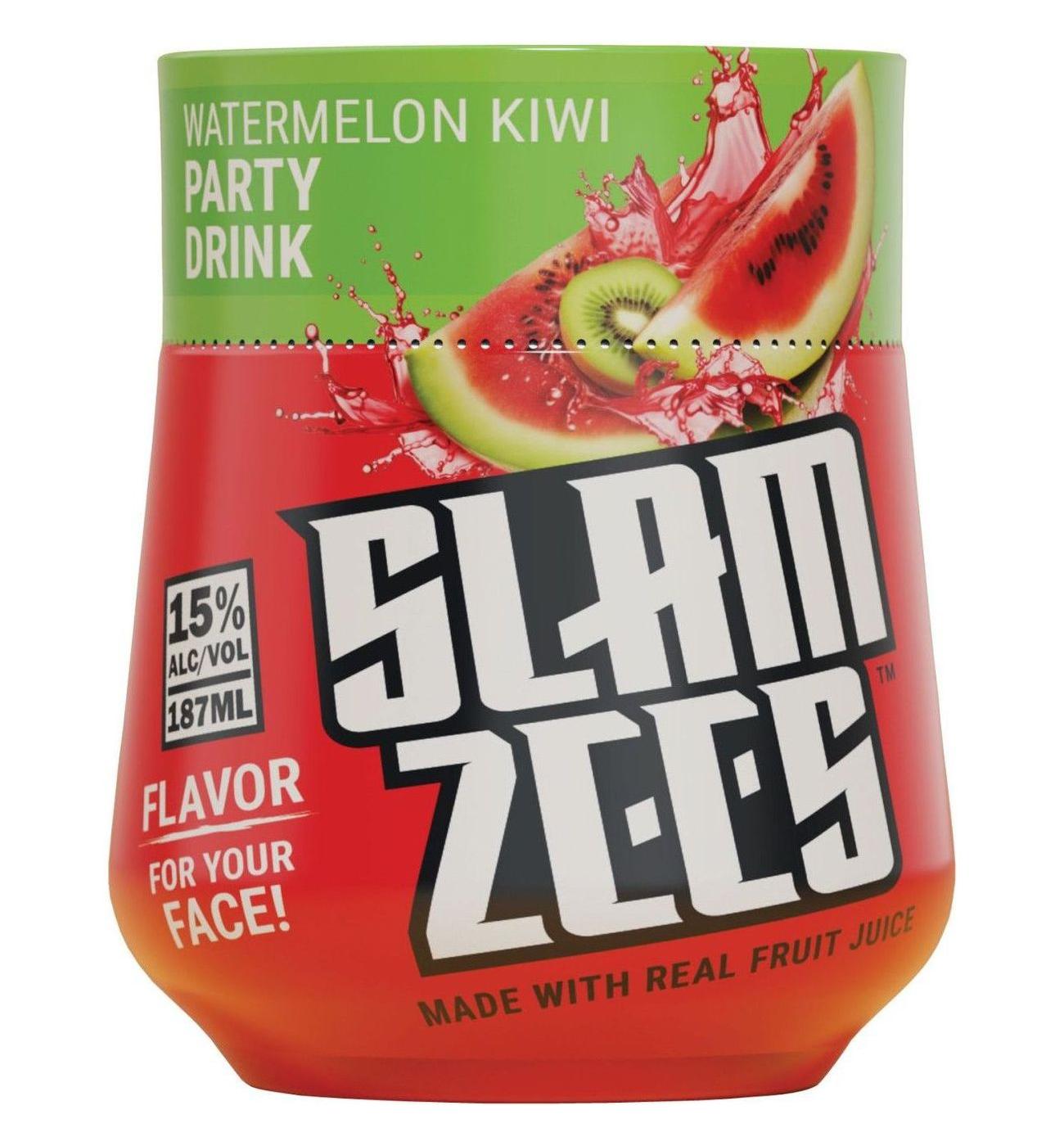 Slamzees Watermelon Kiwi Party Drink - Shop Malt beverages