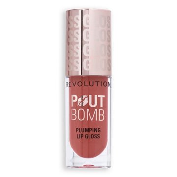 Makeup Revolution Pout Bomb Plumping Lip Gloss - Warm Peach