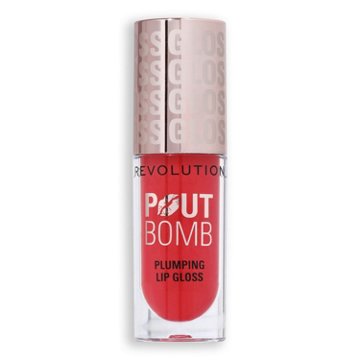 Makeup Revolution Pout Bomb Plumping Lip Gloss - Sheer Red