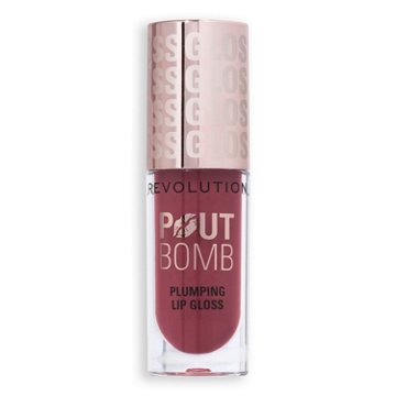 Makeup Revolution Pout Bomb Plumping Lip Gloss - Mauve Pink