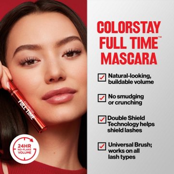 Revlon ColorStay Full Time Waterproof Mascara - Blackest Black