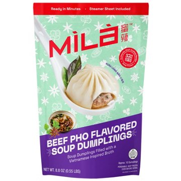 Mila Beef Pho Flavored Soup Dumplings, 10 ct