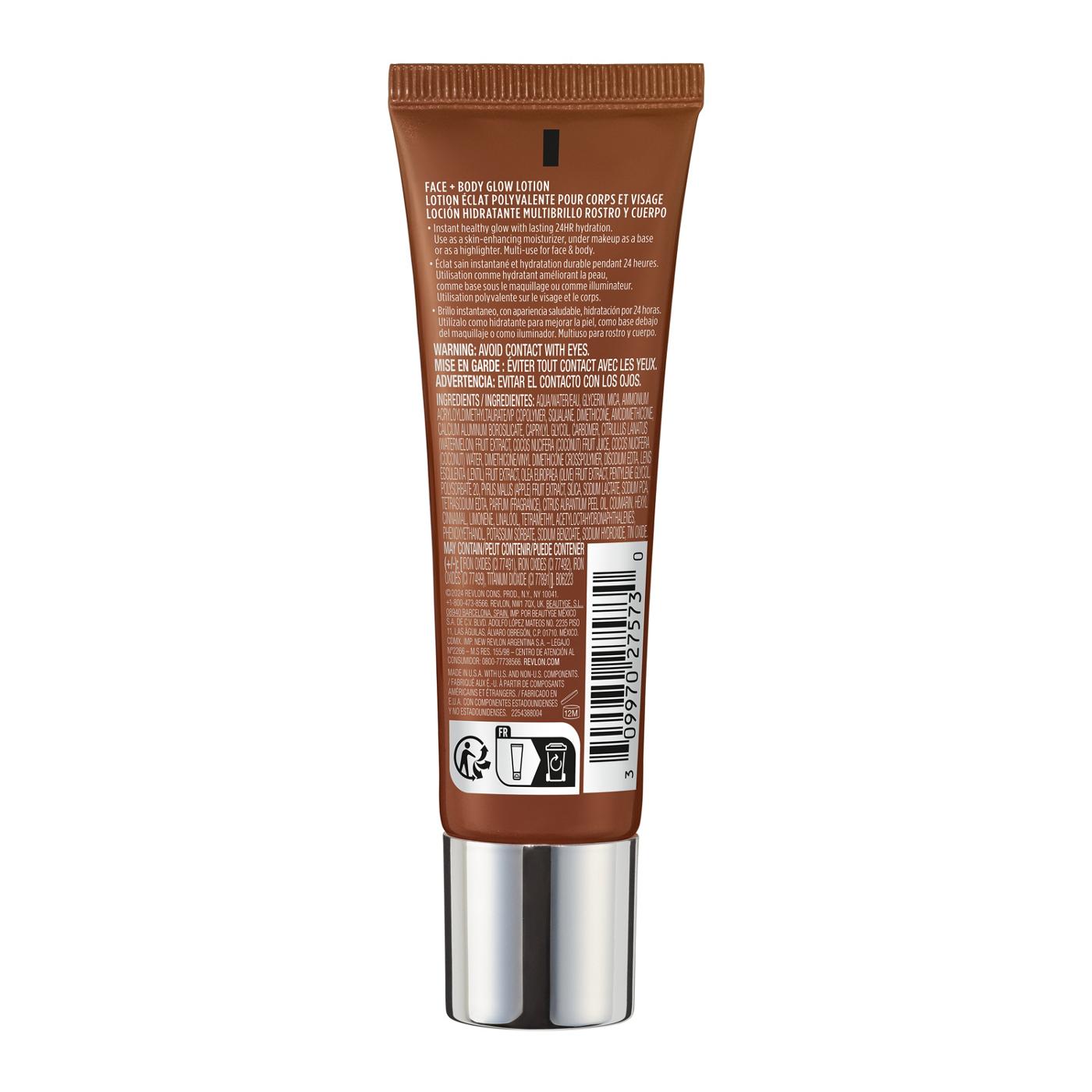 Revlon ColorStay Face + Body Glow Lotion - 140 In My Bronzy Era; image 5 of 5