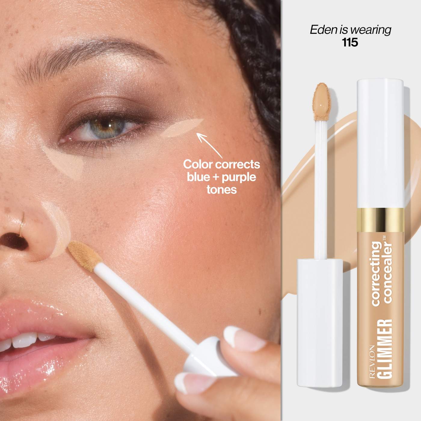 Revlon Glimmer Correcting Concealer - 115 Brightener; image 7 of 10