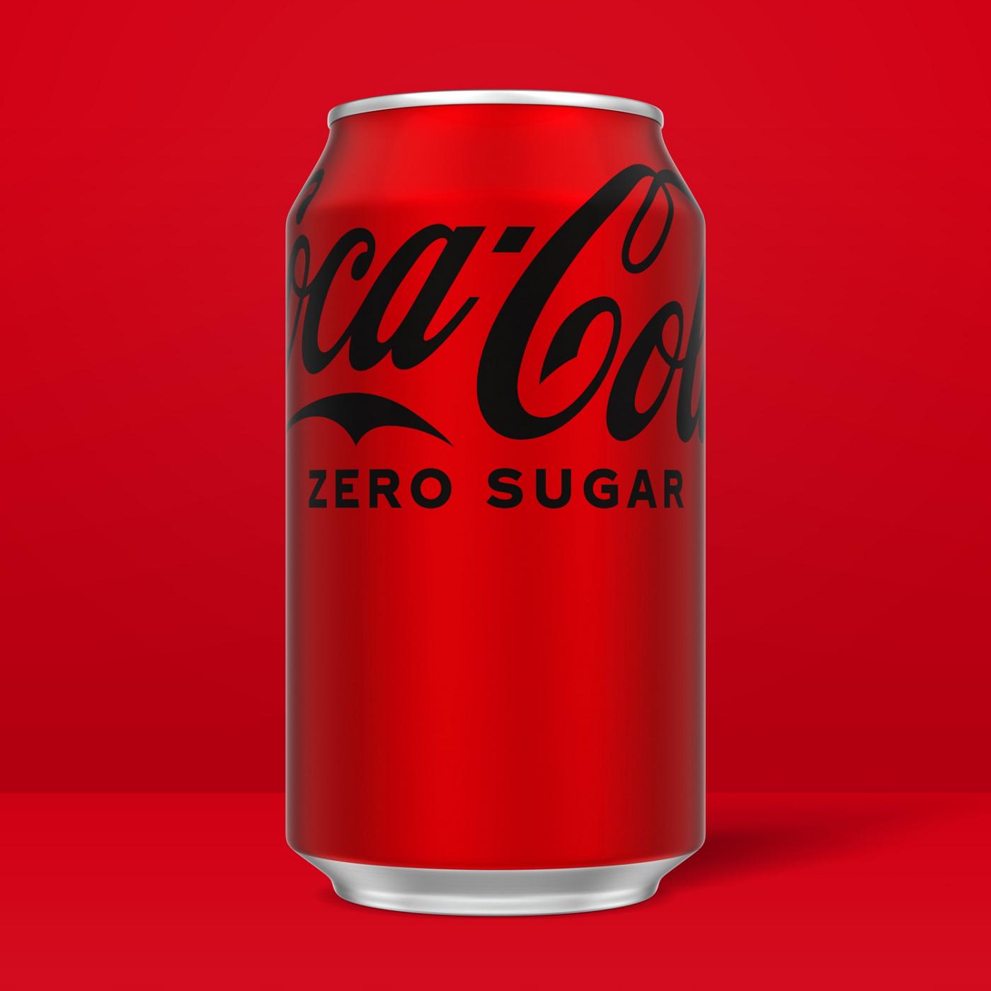 Coca-Cola Zero Sugar Soda Soft Drink 24 pk Cans; image 4 of 8