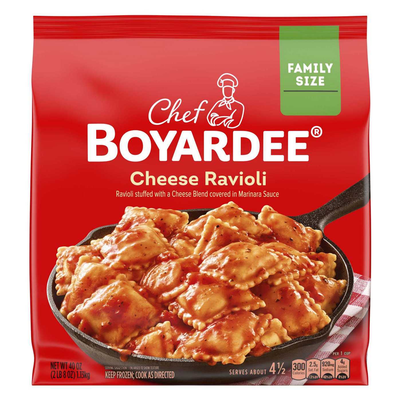 Chef Boyardee Cheese Ravioli Family Size; image 1 of 4