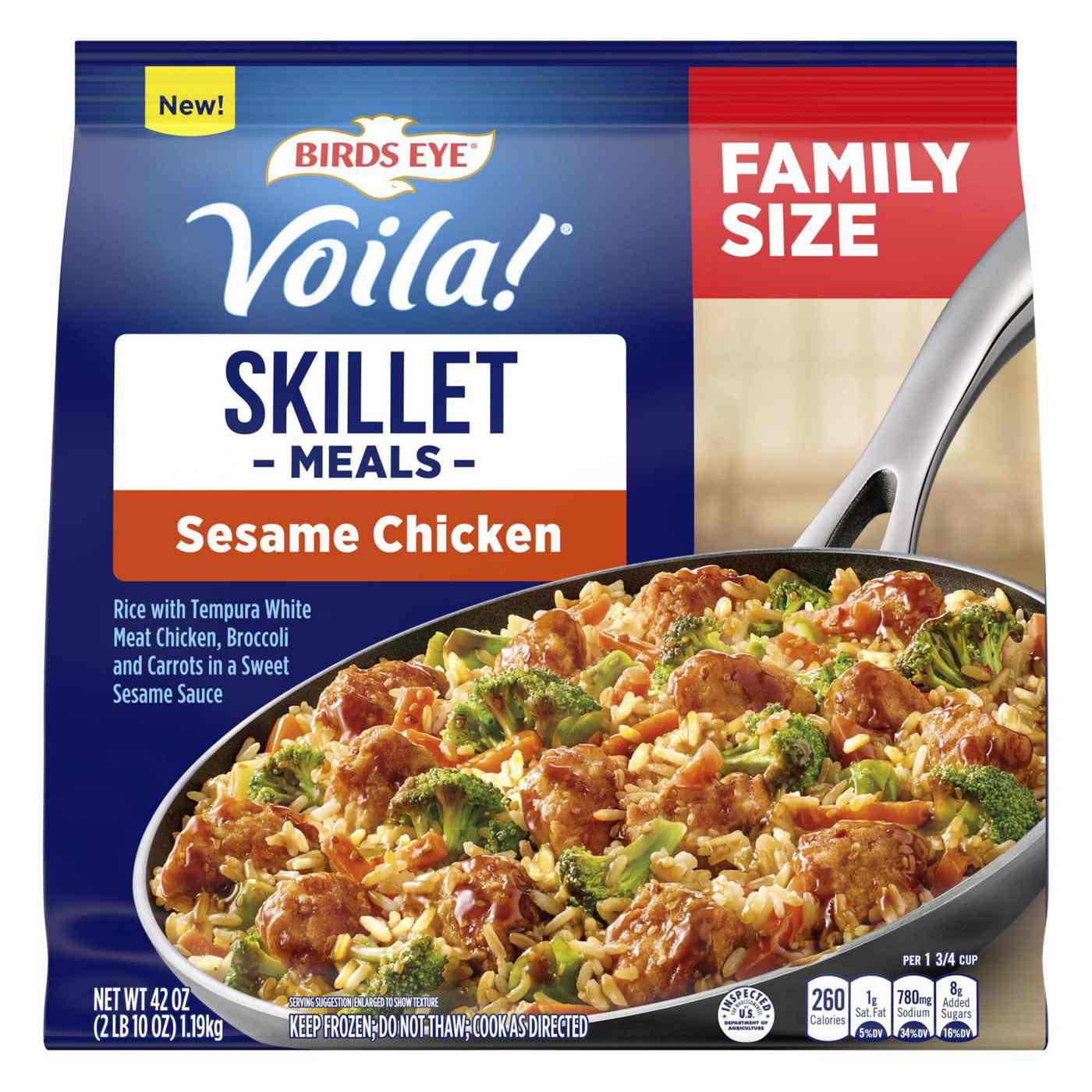 Birds Eye Sesame Chicken Frozen Meal - Family Size; image 1 of 4