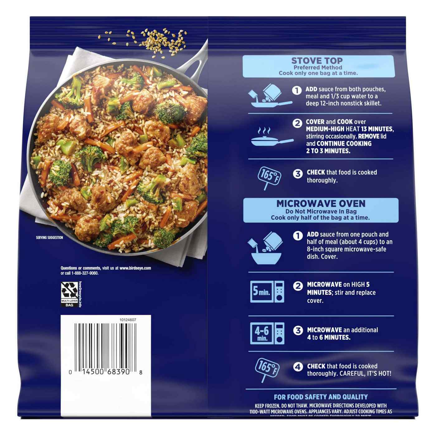 Birds Eye Sesame Chicken Frozen Meal - Family Size; image 4 of 4