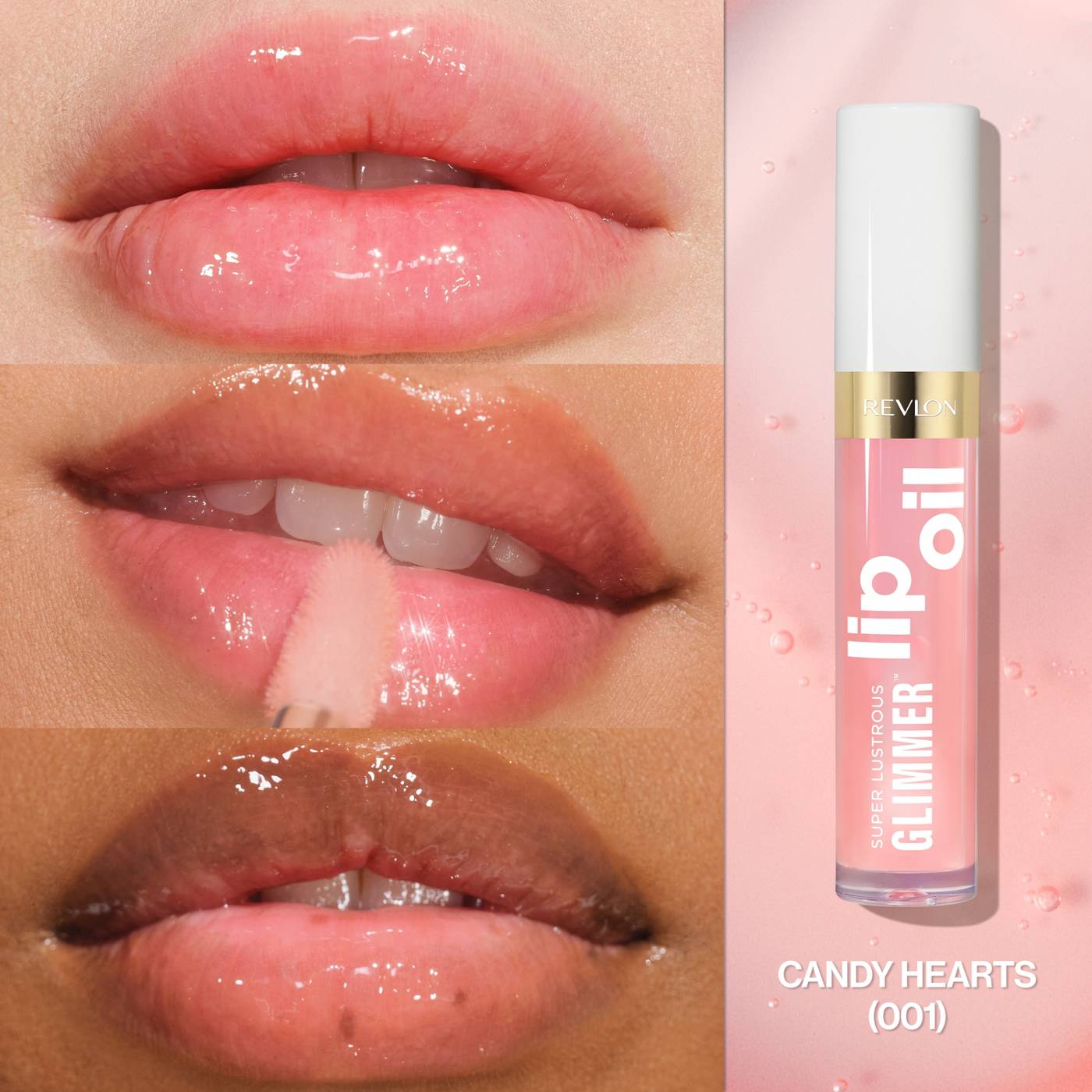 Revlon Super Lustrous Glimmer Lip Oil - Candy Hearts; image 10 of 10