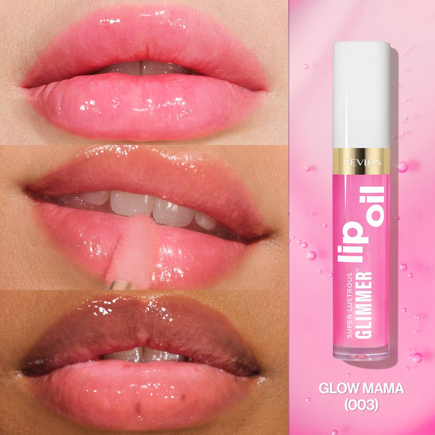 Revlon Super Lustrous Glimmer Lip Oil - Glow Mama; image 8 of 10
