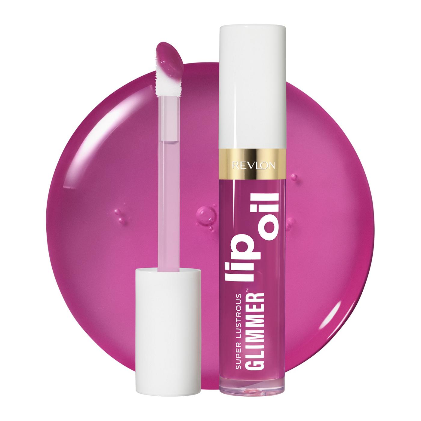 Revlon Super Lustrous Glimmer Lip Oil - Plum Pop; image 1 of 10