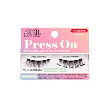 Ardell Press On Pre-Glued Underlash Extensions - Wispies Volume
