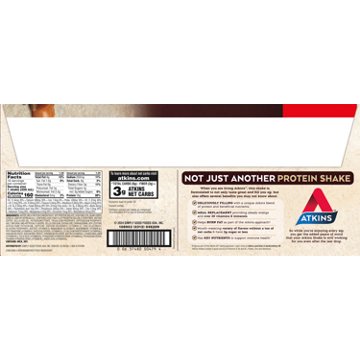 Atkins Iced Coffee 15g Protein Shake - Cafe Caramel, 12 ct