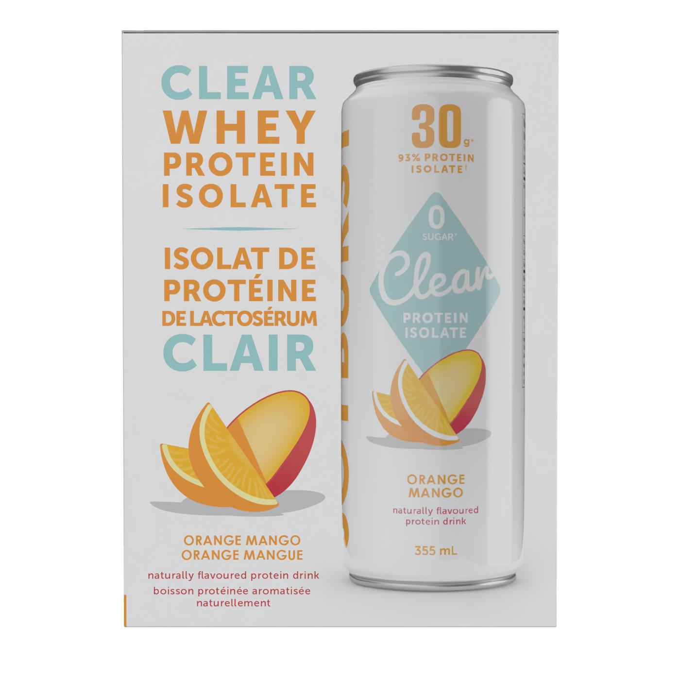 Joyburst Clear Protein Isolate Drink - Orange Mango; image 2 of 3