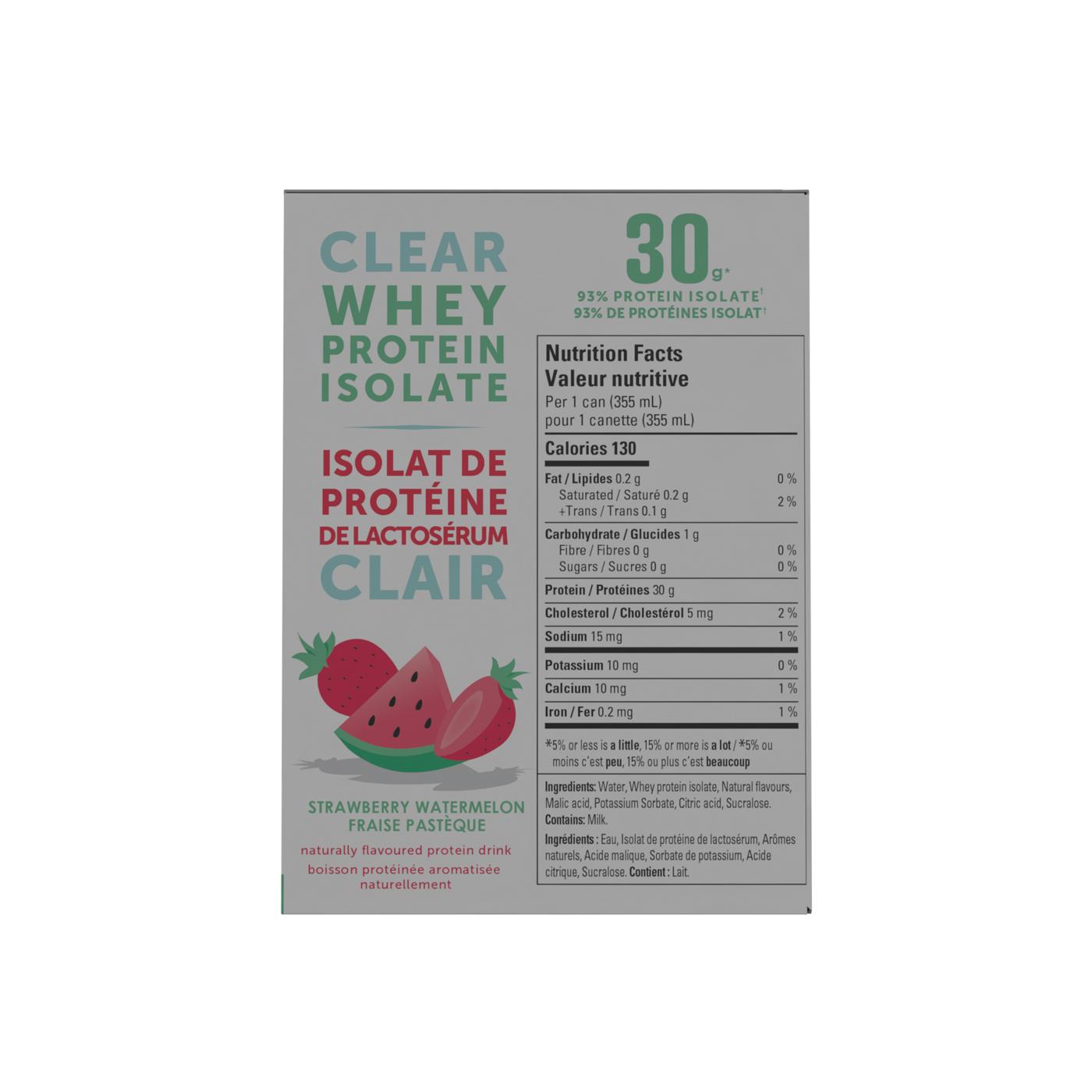 Joyburst Clear Protein Isolate Drink - Strawberry Watermelon; image 2 of 3