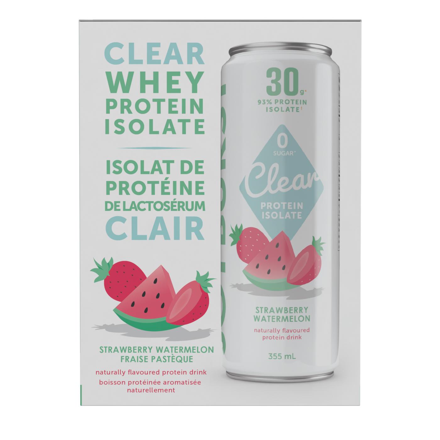 Joyburst Clear Protein Isolate Drink - Strawberry Watermelon; image 3 of 3