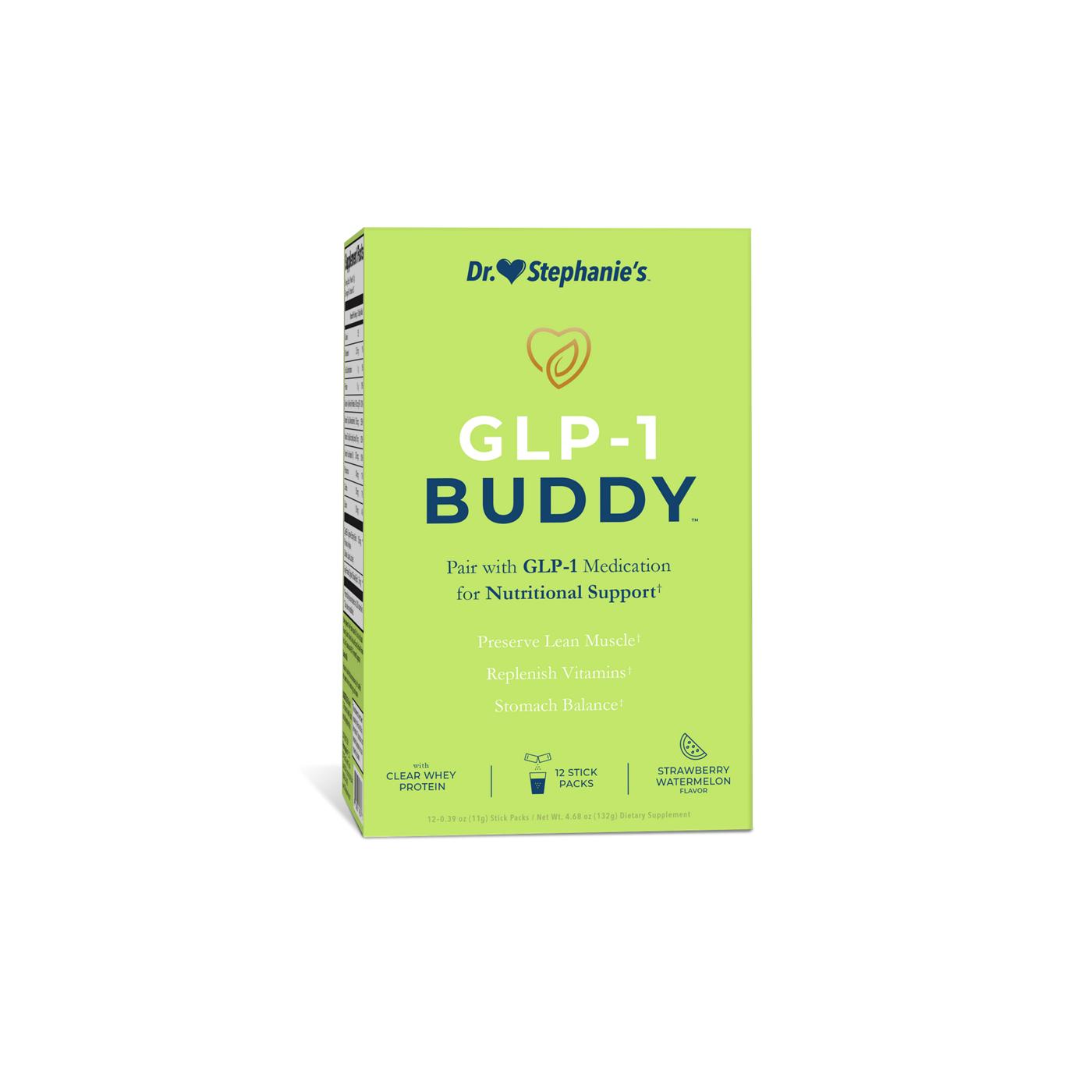 Dr. Stephanie's GLP-1 Buddy Sugar Free Drink Mix - Strawberry; image 1 of 4