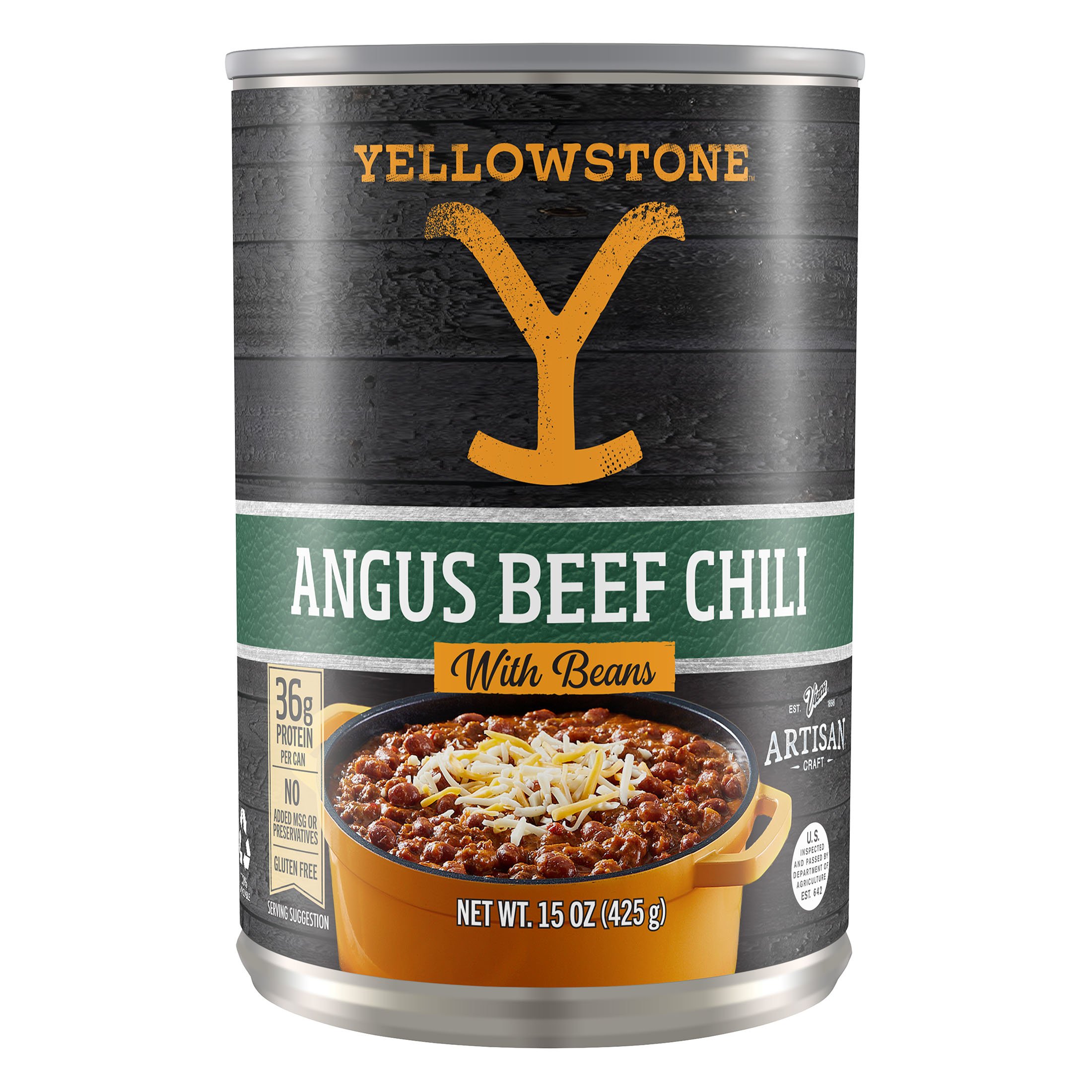 Yellowstone Angus Beef Chili With Beans - Shop Soups & chili at H-E-B